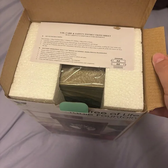 Tree Of Life LED Table Fountain - Picture 8 of 8